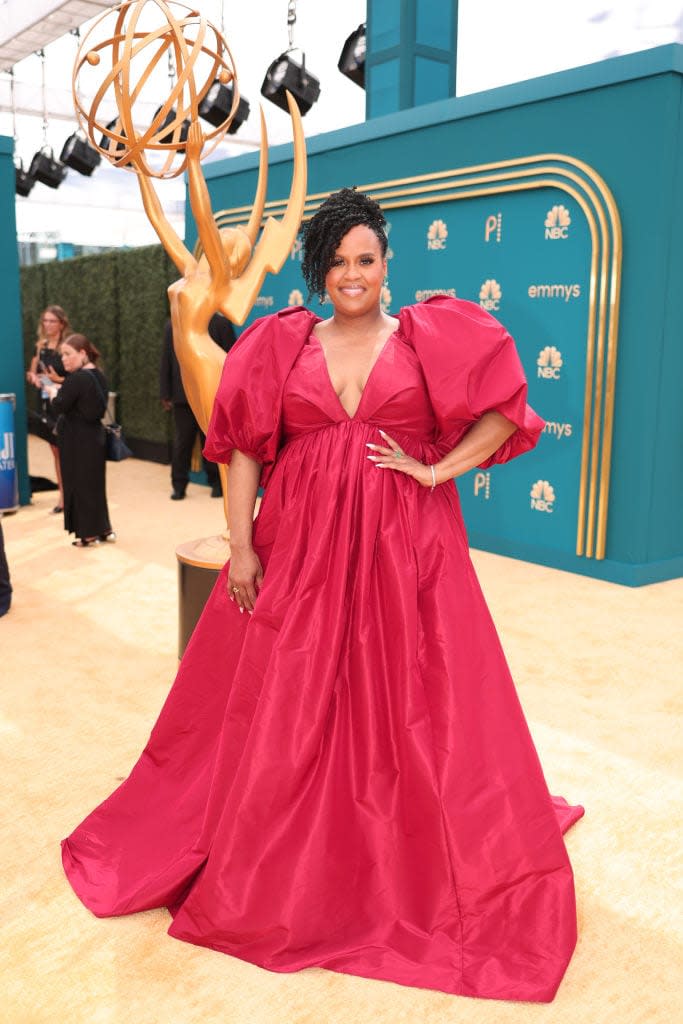 Natasha Rothwell arrives to the “74th Emmy Awards” on Sept. 12, 2022 at the Microsoft Theater in Los Angeles. (Photo by Christopher Polk/NBC via Getty Images)