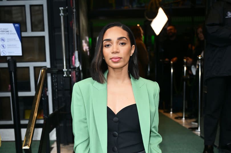 Zaraah Abrahams joined her soap castmates for the night out