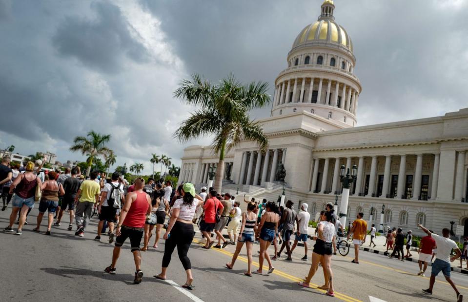 Photos From Inside Cuba Show the Intensity of Protests in Havana and Beyond