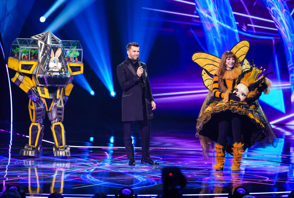 Joel Dommett has fronted 'The Masked Singer' since its 2020 debut in the UK. (Bandicoot TV/ITV)