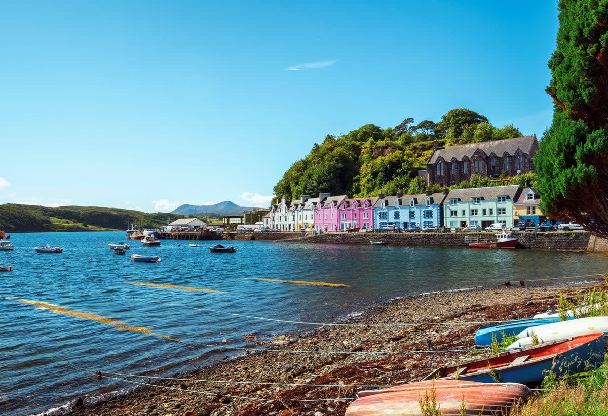 Portree is the largest town on the Isle of Skye, Scotland (Getty)