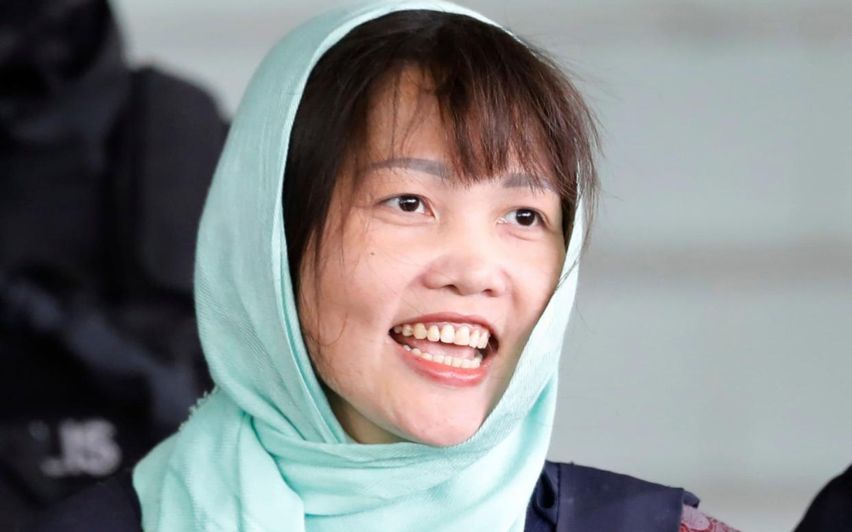 Doan Thi Huong was released on Friday morning from a Malaysian jail - AP