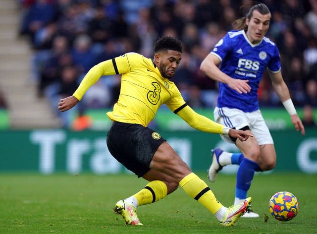 Reece James (left) also impressed at the King Power Stadium