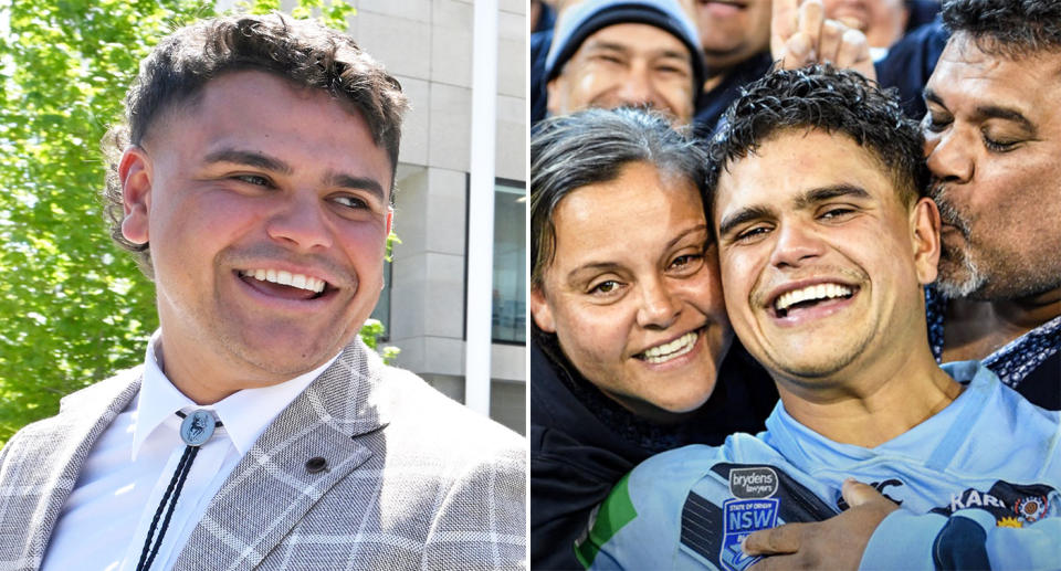 Latrell Mitchell says the police charges and court case had a big impact on his family and loved ones. Pic: AAP/NRL