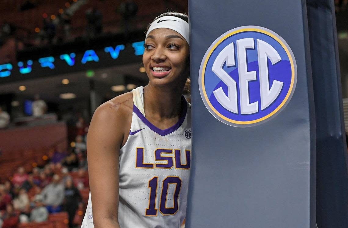 Angel Reese helped lead LSU to the national title last season. Ken Ruinard/USA TODAY NETWORK