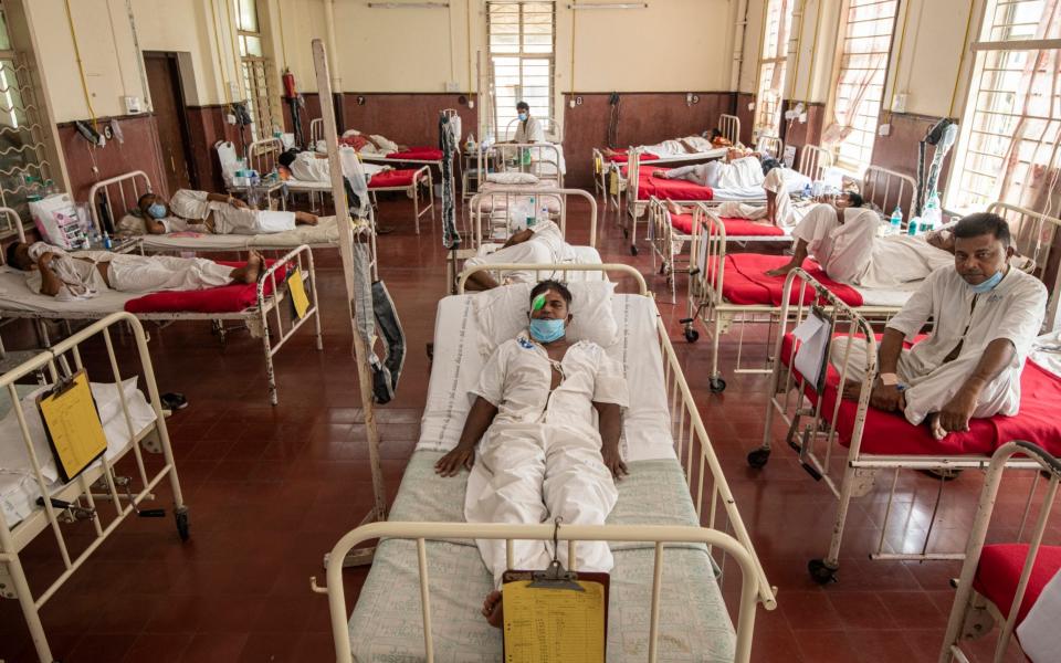 Patients in the Mucormycosis Ward at Mumbai's JJ Hospital - Simon Townsley/Simon Townsley