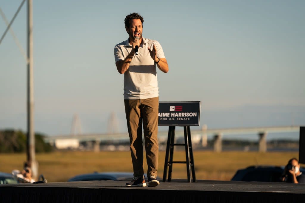 Joe Cunningham on the campaign trail.   (Getty Images)