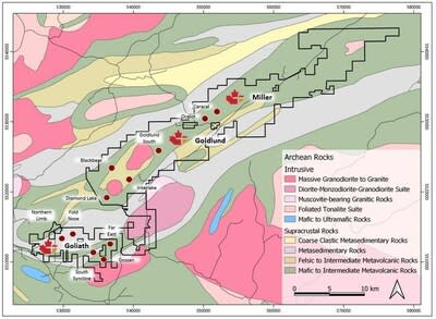 Figure 1: Regional Exploration Targets (CNW Group/Treasury Metals Inc.)