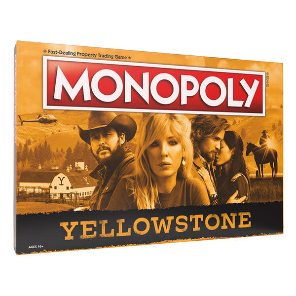 <p><a href="https://go.redirectingat.com?id=74968X1596630&url=https%3A%2F%2Ftheop.games%2Fproducts%2Fmonopoly-yellowstone&sref=https%3A%2F%2Fwww.townandcountrymag.com%2Fleisure%2Farts-and-culture%2Fg38333390%2Fyellowstone-show-gifts%2F" rel="nofollow noopener" target="_blank" data-ylk="slk:Shop Now;elm:context_link;itc:0;sec:content-canvas" class="link ">Shop Now</a></p><p>MONOPOLY Yellowstone</p><p>theop.games</p><p>$44.99</p>
