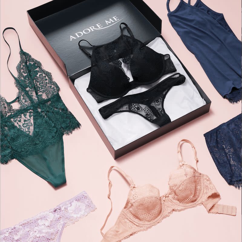 This monthly subscription curates a showroom of lingerie, bras, underwear and sleepwear that you can shop or skip. Starting at $40 on <a href="https://fave.co/2SuVHOu" target="_blank" rel="noopener noreferrer">Adore Me</a>.