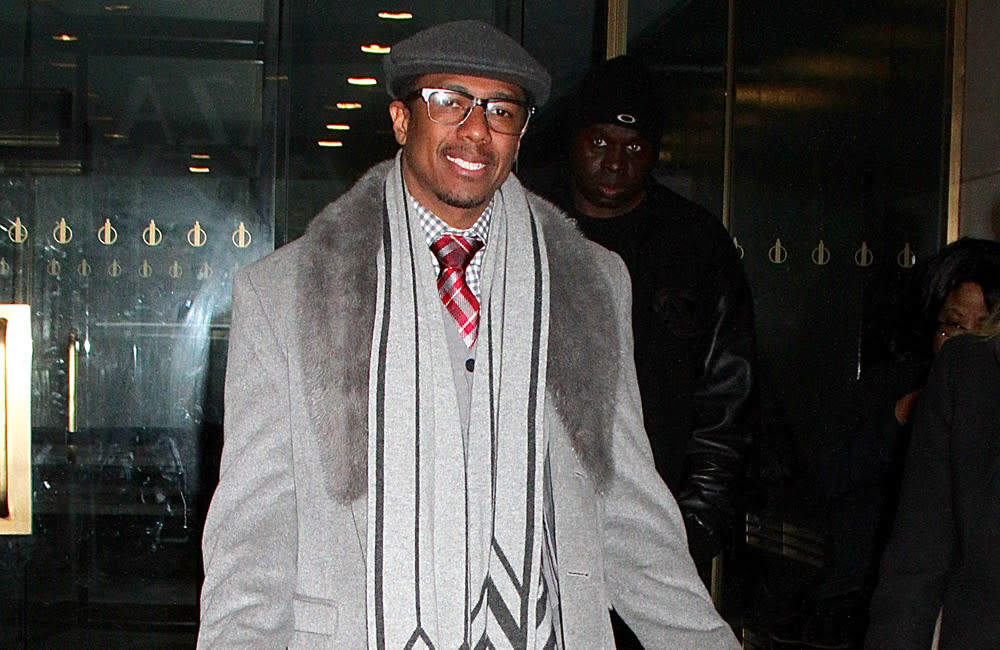 Nick Cannon outside the Today Show building credit:Bang Showbiz