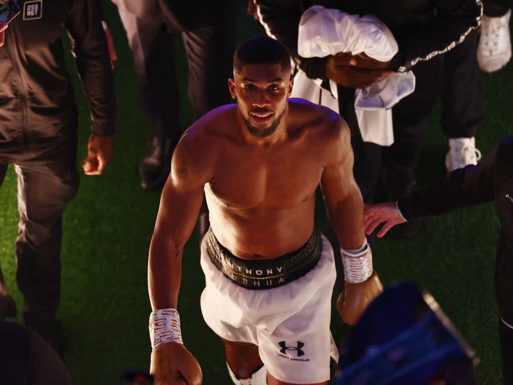 Anthony Joshua was dethroned as world heavyweight champion  (AFP via Getty Images)