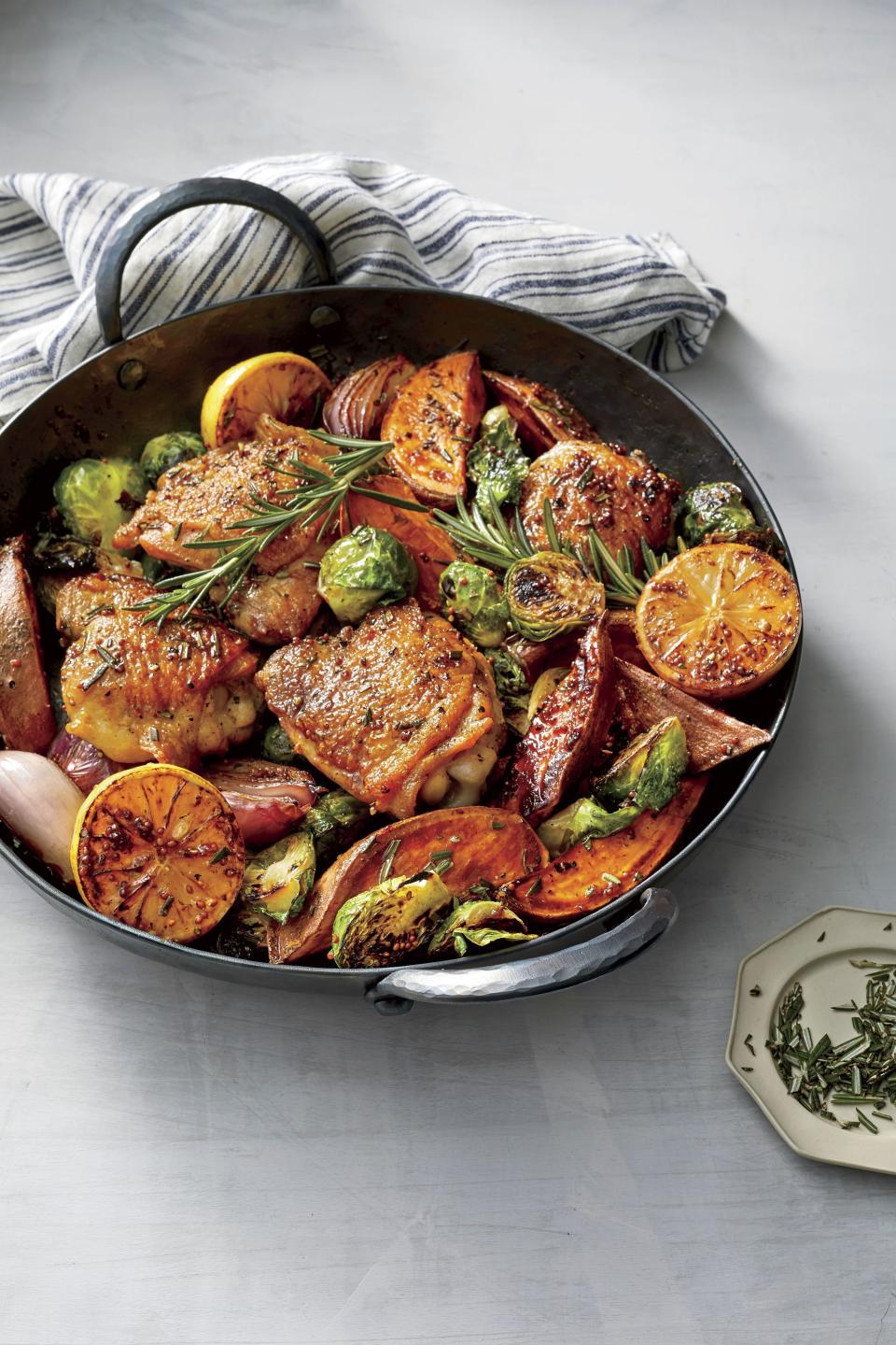 Rosemary Chicken Thighs and Vegetables