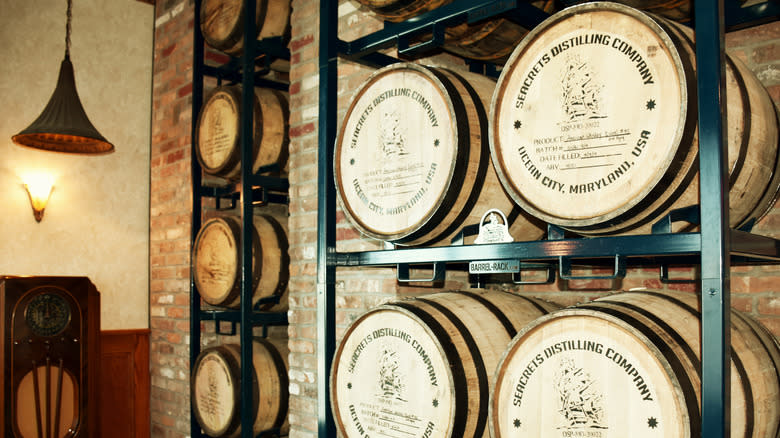 whiskey barrels located in Maryland