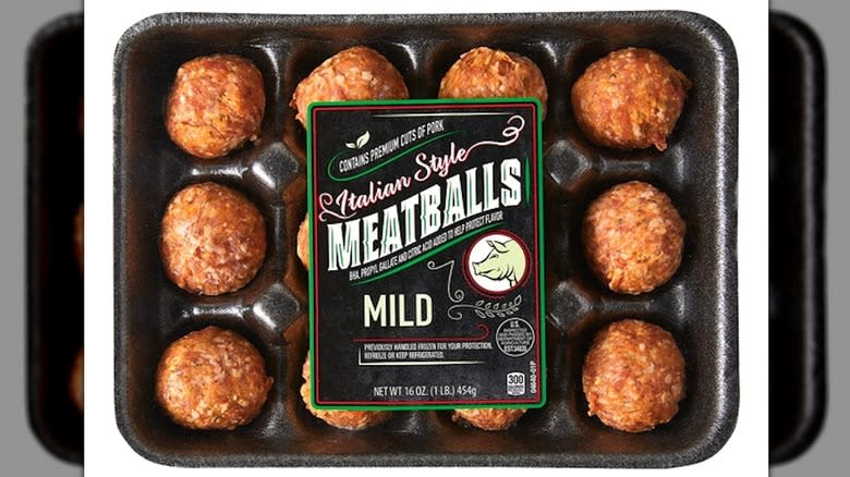 Aldi's meatballs