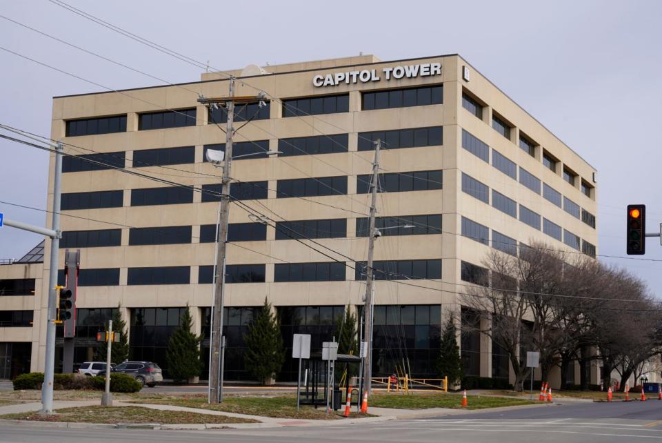 The Capitol Tower building at the corner of S.W. 8th and Harrison was recently acquired by Stormont Vail Health.