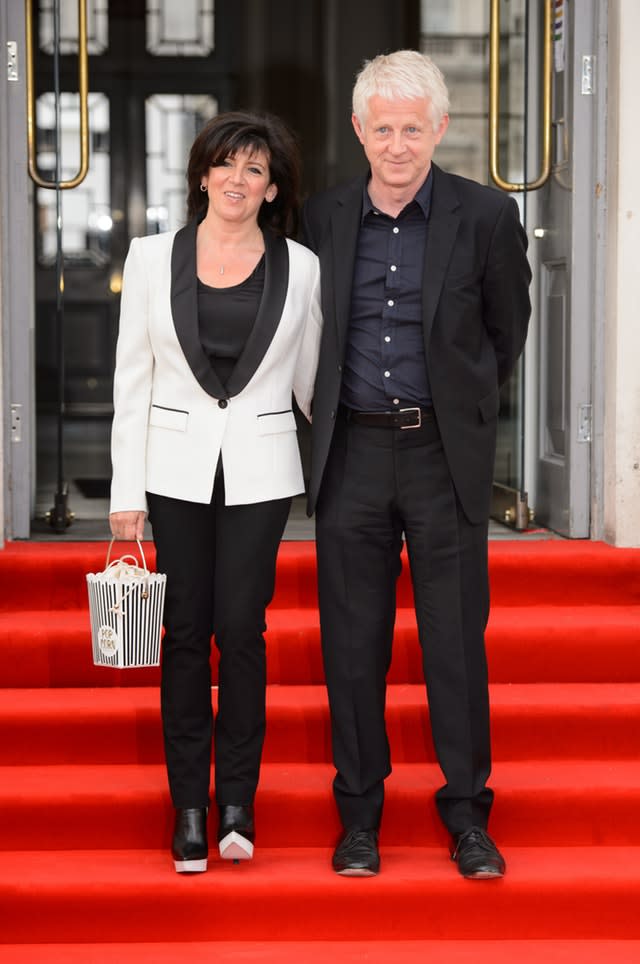 Richard Curtis and his wife Emma Freud