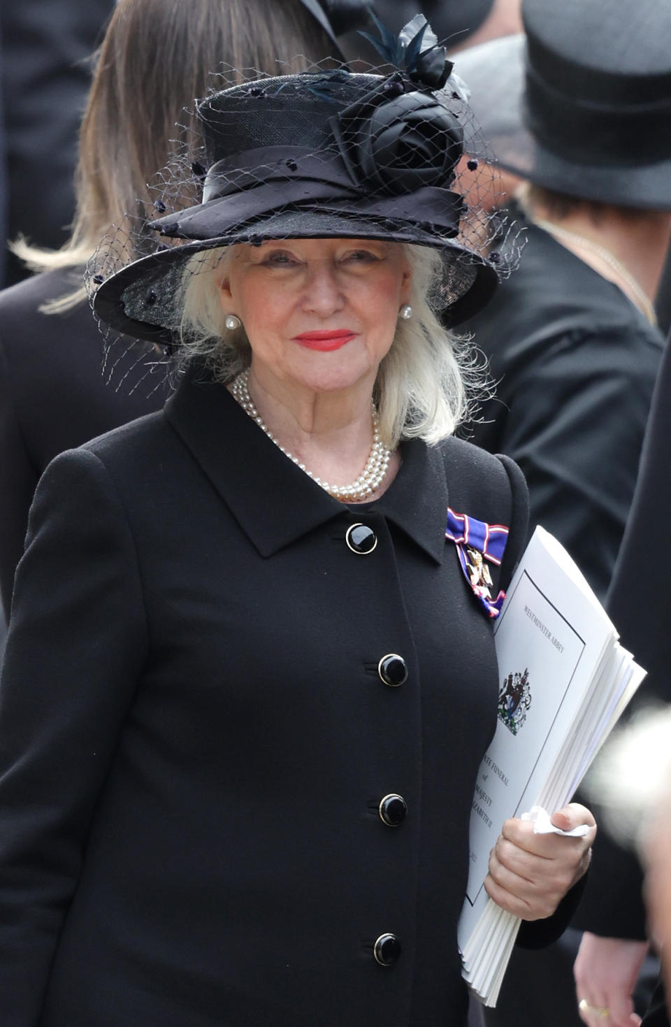 Angela Kelly is seen during the state funeral of Queen Elizabeth II at Westminster Abbey on September 19, 2022. (Getty Images)