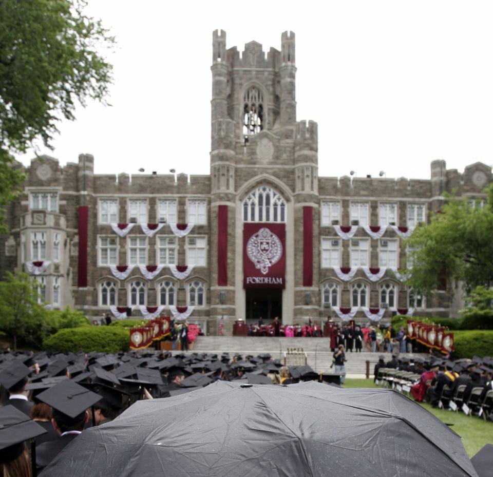 Fordham University is dropping its application fees for the month of October.