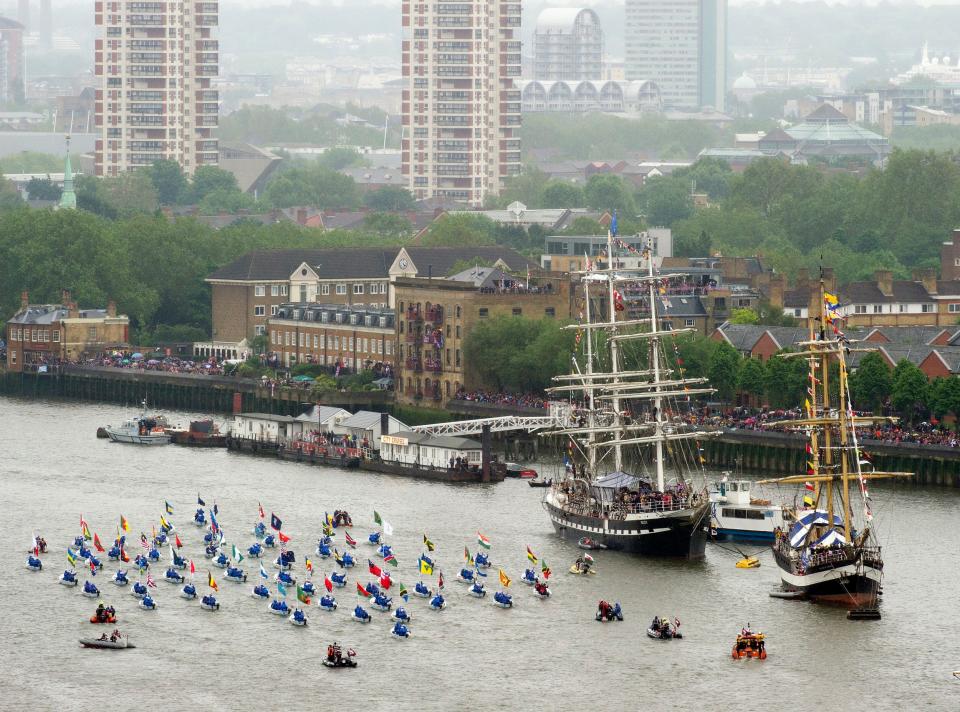 Queen Elizabeth II Diamond Jubilee River Pageant - Geoff Pugh