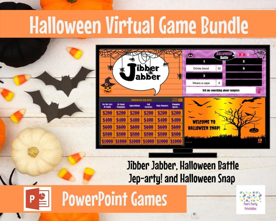 Halloween Game Bundle from Etsy