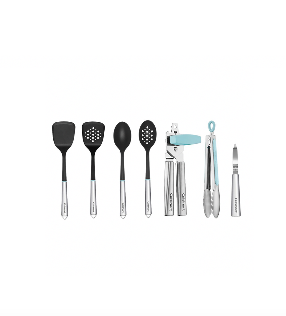 Fusion Pro Aqua Kitchen Utensil, Set of 7