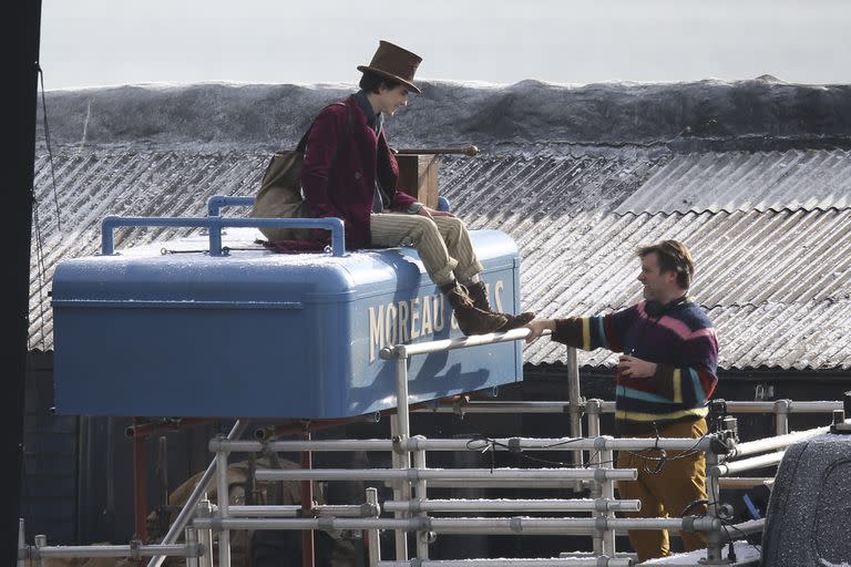 Timothée Chalamet hizo otro rol musical en Wonka, que llegará a la pantalla grande en diciembre del 2023