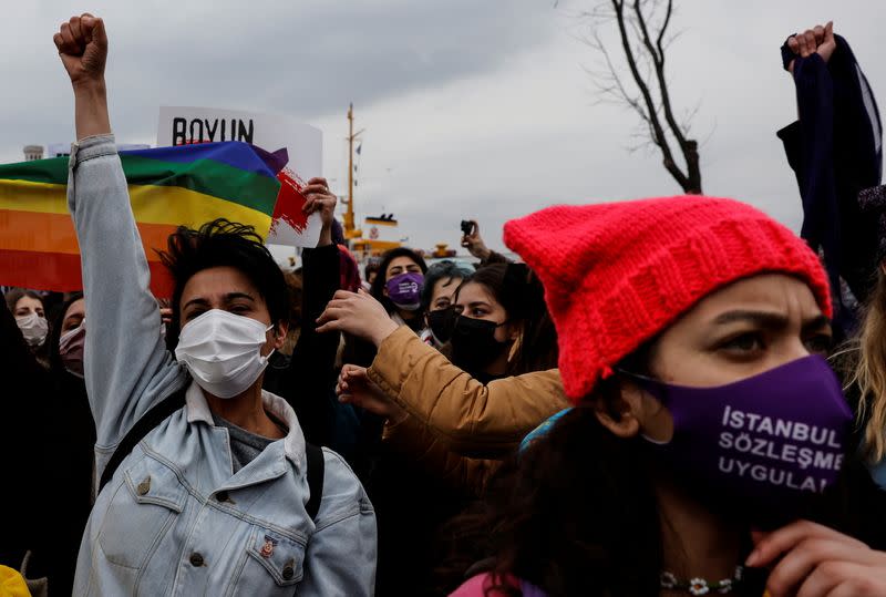 Protest against Turkey's withdrawal from Istanbul Convention