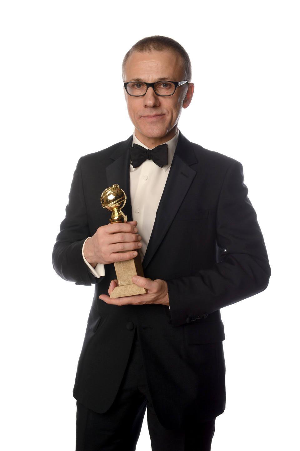 BEVERLY HILLS, CA - JANUARY 13:  Actor Christoph Waltz, winner of the Best Performance by an Actor In A Supporting Role in a Motion Picture for 'Django Unchained' poses for a portrait at the 70th Annual Golden Globe Awards held at The Beverly Hilton Hotel on January 13, 2013 in Beverly Hills, California.  (Photo by Dimitrios Kambouris/Getty Images)