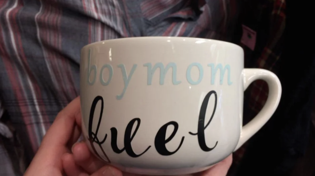 Boy Mom Fuel Coffee Mug