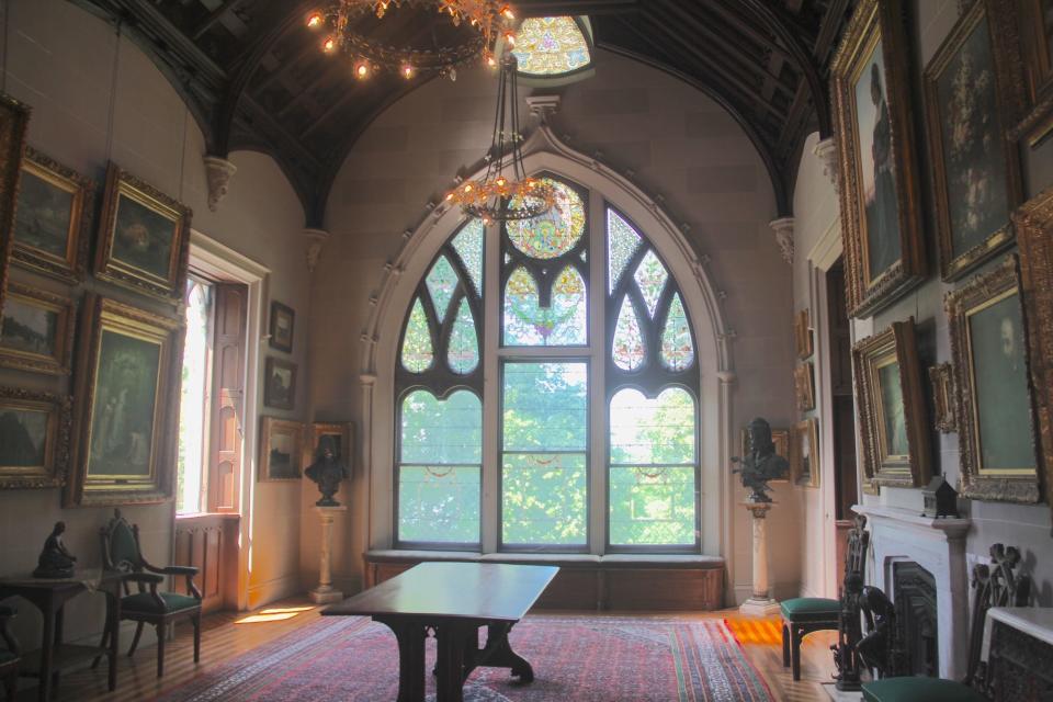 The art gallery at Lyndhurst Mansion.