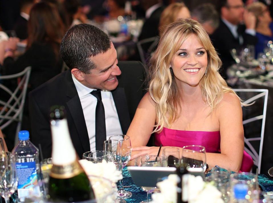 los angeles, ca january 15 exclusive coverage actress reese witherspoon r and jim toth attend the 20th annual critics choice movie awards at the hollywood palladium on january 15, 2015 in los angeles, california photo by christopher polkgetty images for ccma