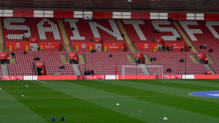 A general view of St Mary's Stadium