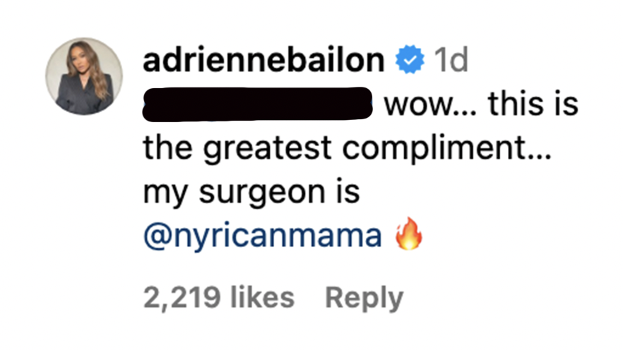   Adrienne Bailon /  instagram.com