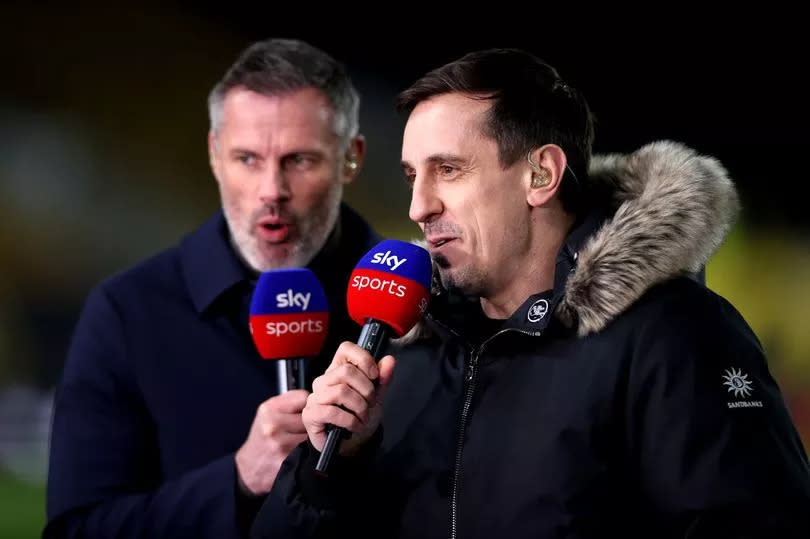 Jamie Carragher will be one of the football legends to join Gary Neville on The Overlap live session at the ball