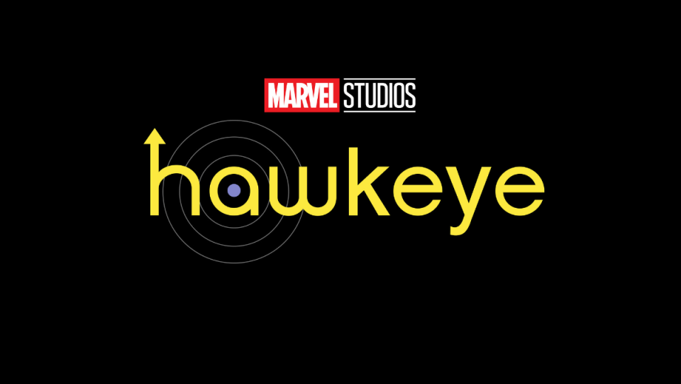 The title card for the Disney+ Marvel series Hawkeye