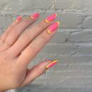 <p>With a little gold trim around the tips and nail beds, your hot pink manicure will get a seriously unique upgrade.</p><p><a href="https://www.instagram.com/p/B7eKdFBnvqF/&hidecaption=true" rel="nofollow noopener" target="_blank" data-ylk="slk:See the original post on Instagram;elm:context_link;itc:0;sec:content-canvas" class="link ">See the original post on Instagram</a></p>