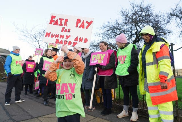 Teachers strike