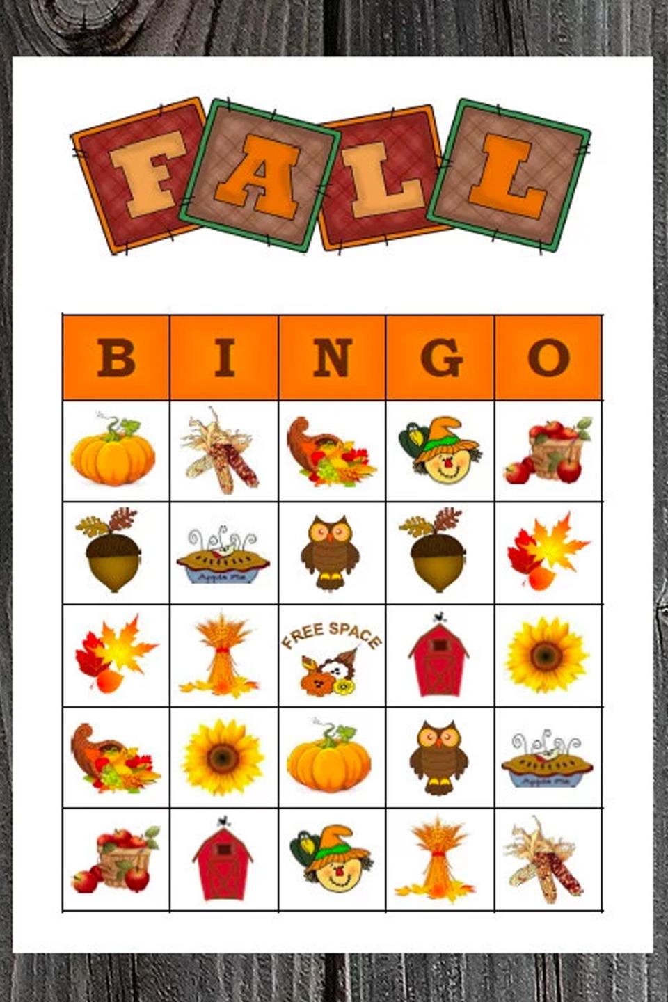 <p>etsy.com</p><p><strong>$5.95</strong></p><p><a rel="nofollow noopener" href="https://www.etsy.com/listing/275218126/fall-autumn-bingo-30-printable-halloween" target="_blank" data-ylk="slk:Shop Now;elm:context_link;itc:0;sec:content-canvas" class="link ">Shop Now</a></p><p>What's better than a classic game of bingo? Maybe one that's perfectly <a rel="nofollow noopener" href="https://www.redbookmag.com/life/g22546881/best-halloween-games-for-kids/" target="_blank" data-ylk="slk:fit for the holiday;elm:context_link;itc:0;sec:content-canvas" class="link ">fit for the holiday</a>.<br><br></p>