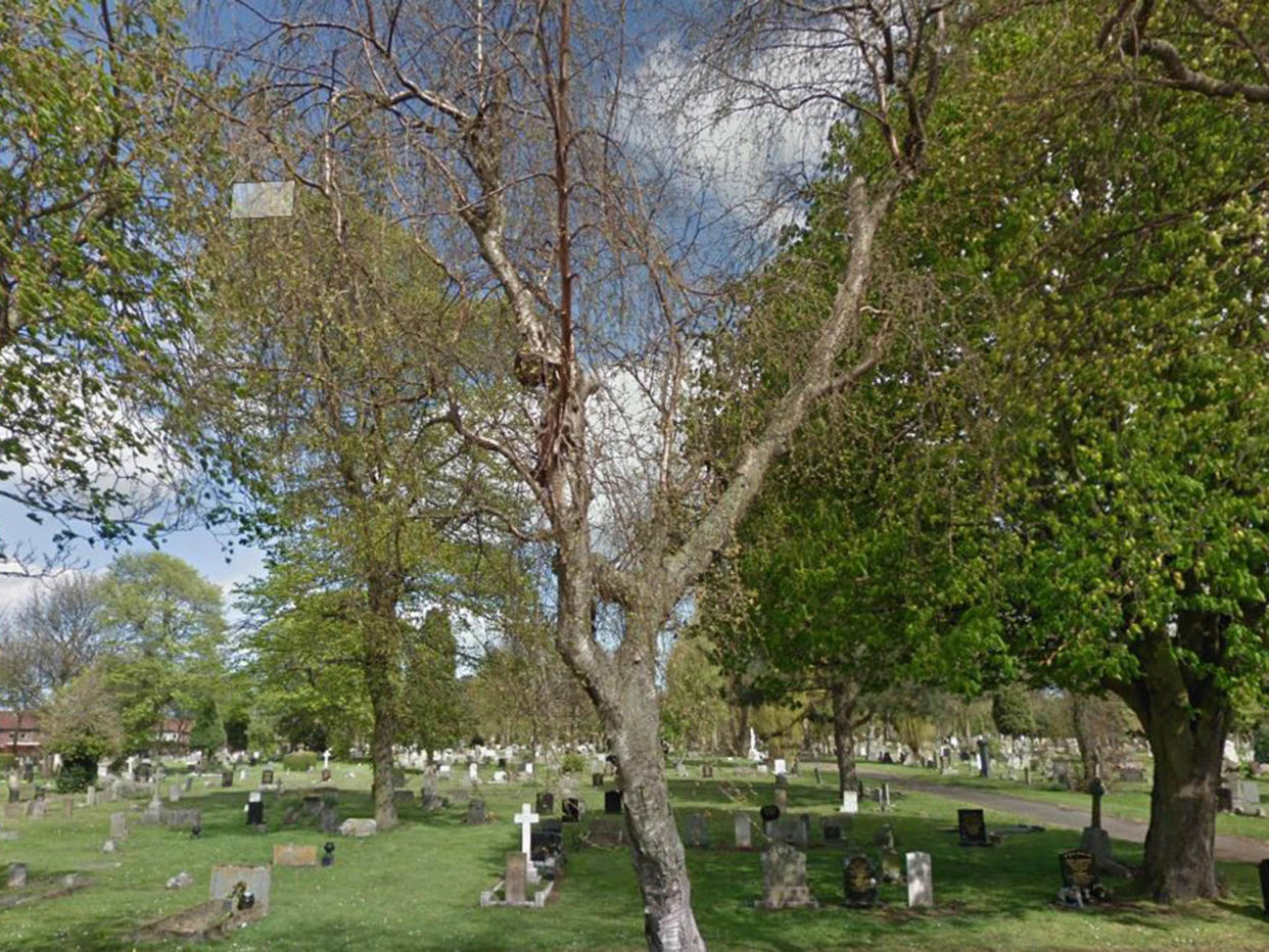 The man's body was found in Eston Cemetery: Google