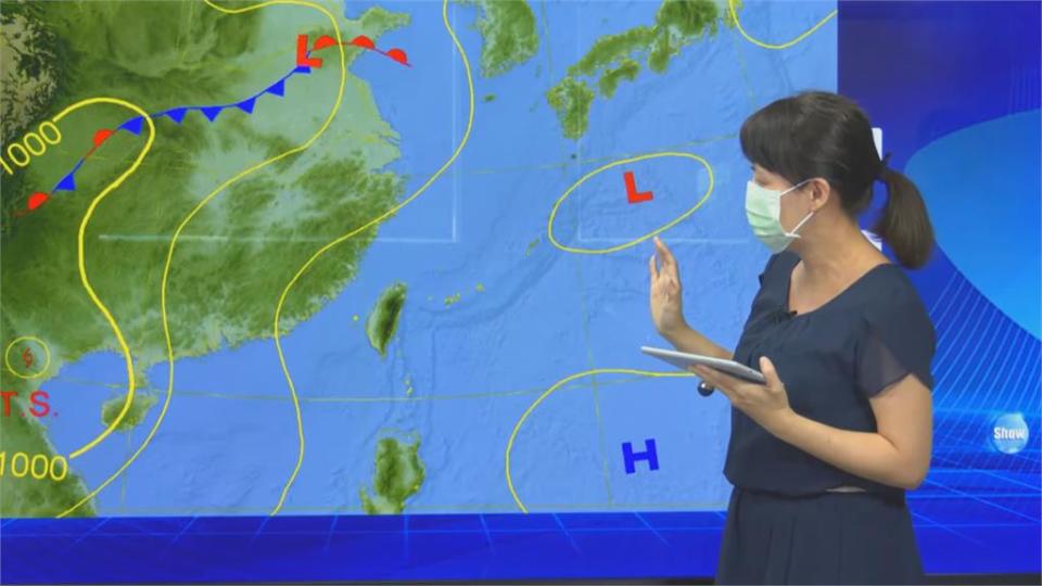 4號颱「小熊」週六下午形成直接進入中國、對台天氣無影響