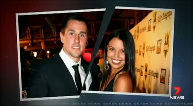 Pearce split with his long-time girlfriend Phoebe Carpenter last year. Photo: 7 News