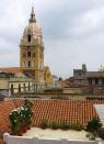 The cathedral in Cartagena, Colombia dates to 1575.