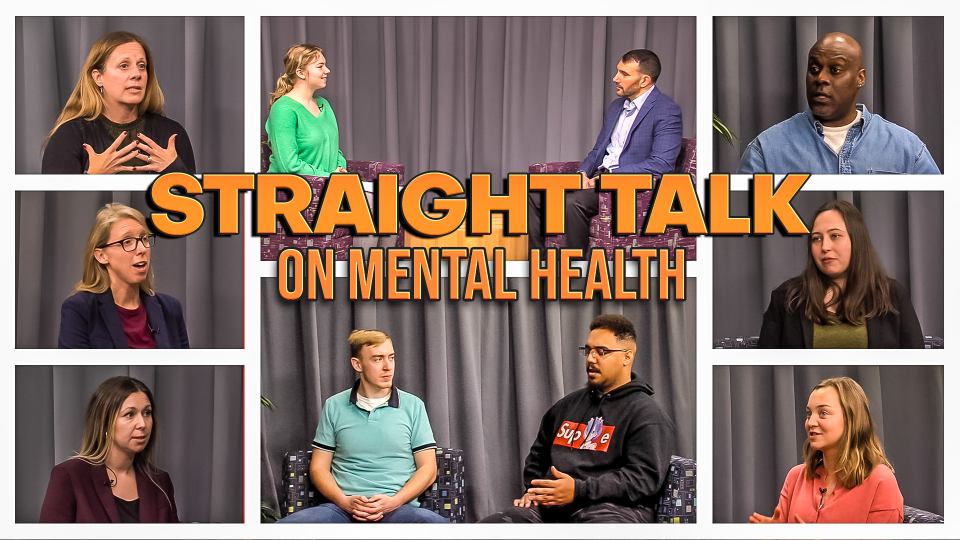 Finger Lakes Community College's “Straight Talk on Mental Health,” a series of seven 30-minute episodes that touch on several aspects of mental health, including counseling, mental health first aid, trauma, and resilience, deputs Sept. 10.