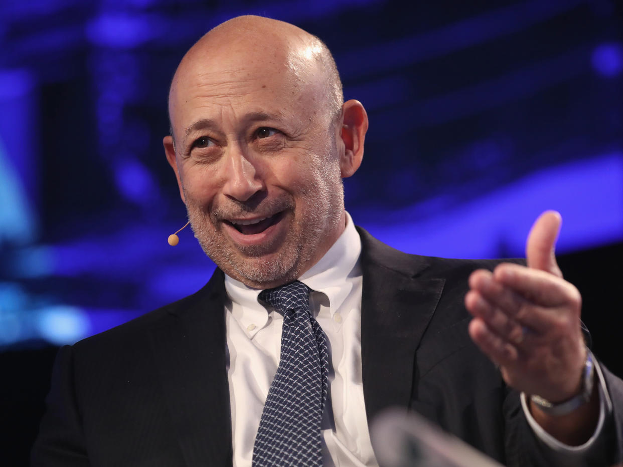 Mr Blankfein was born in the Bronx, where his father was a bakery truck driver turned post office mail sorter and his mother a receptionist: Getty