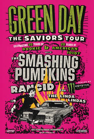 Green Day 'The Saviors' Tour