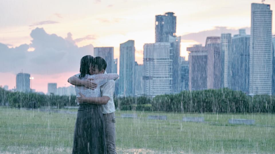 Malaysian actress Yeo Yann Yann as Ling and Singaporean actor Koh Jia Ler as Kok Wei Lun in Singaporean director-screenwriter Anthony Chen's "Wet Season". (Photo: Giraffe Pictures)