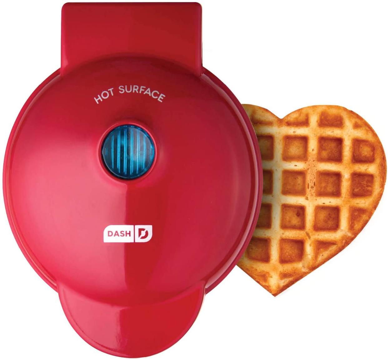 Dash Heart Mini Waffle Maker