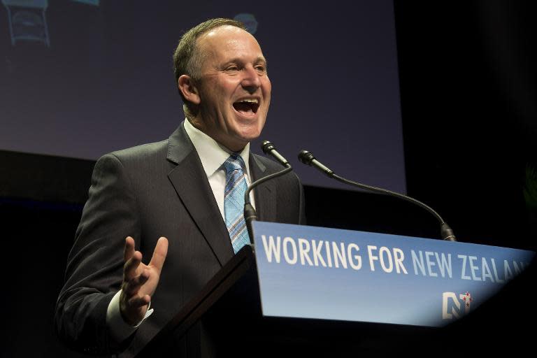 New Zealand Prime Minister John Key won a third term in November 2014 and maintains a strong lead in opinion polls