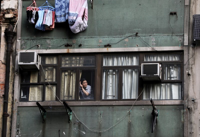 Anti-government demonstrators protest in Hong Kong